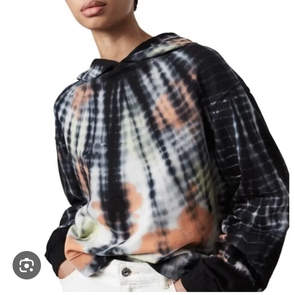 All Saints Pipa Tie-Dye Hoodie